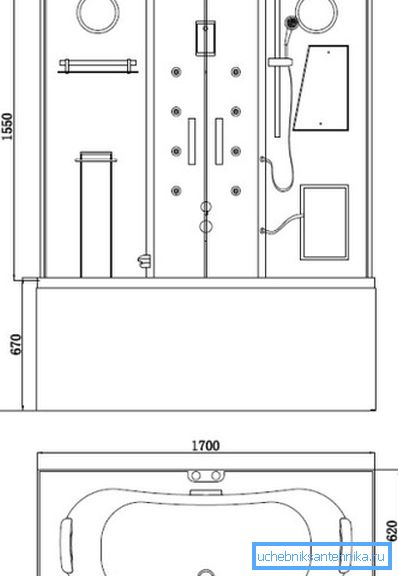 All dimensions are specified in the documentation for the product.