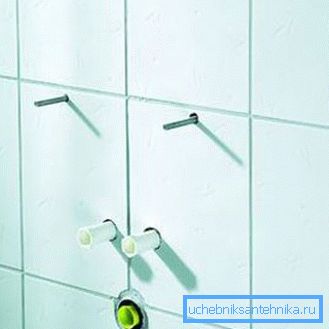 Everything is ready for installation of sanitary equipment Everything is ready for installation of sanitary equipment