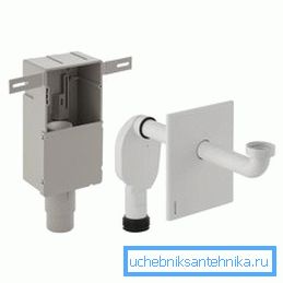 Built-in siphons are supplied as an assembled unit. Built-in siphons are supplied as an assembled unit.