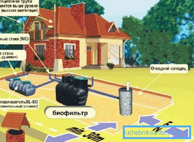 Choosing a place to install local sewage