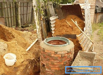 Brick cesspit Brick cesspit