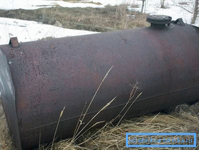 1228 Metal capacity for arrangement of a cesspool