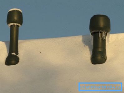 Releases of risers on the pitched roof. Releases of risers on the pitched roof.