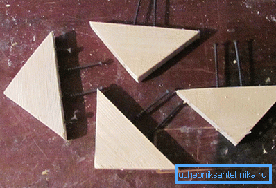 Cut out the corners. Cut out the corners.