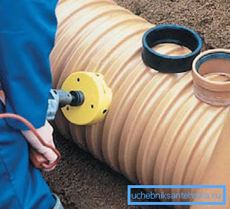Cut holes for pipes.