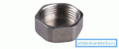 Threaded cap for steel pipes
