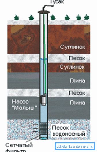 Silting is associated with the penetration of fine-grained sands and silt through the filter and the filling of the settling pipe with them. Silting is associated with the penetration of fine-grained sands and silt through the filter and the filling of the settling pipe with them.
