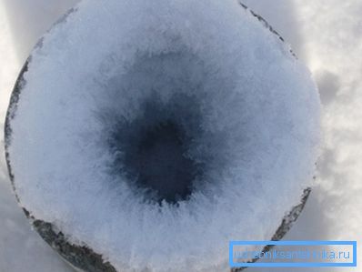 Frozen sewage is a serious problem. Frozen sewage is a serious problem.