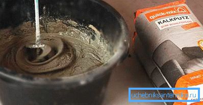 Mixing cement mortar