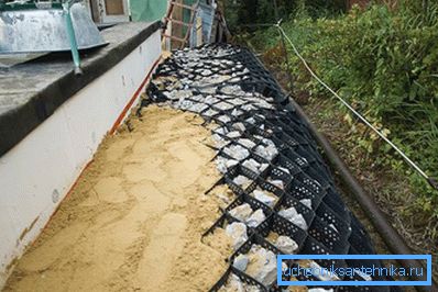 1207 Filling with gravel and sand