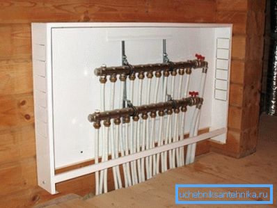 Shut-off valves in the heating system. Shut-off valves in the heating system.