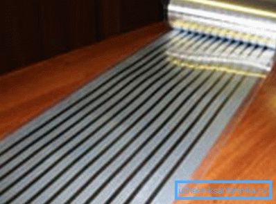 Zebra - heating system of such elements.