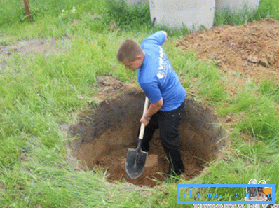 Excavation of the excavation Excavation of the excavation