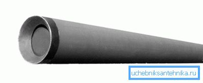The shell has a check valve at the end. The shell has a check valve at the end.
