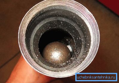 Bottle ball valve after work Bottle ball valve after work