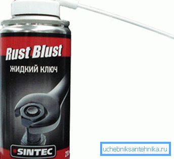 The liquid key will help not only when loosening the bolts, but also when repairing a samovar The liquid key will help not only when loosening the bolts, but also when repairing a samovar