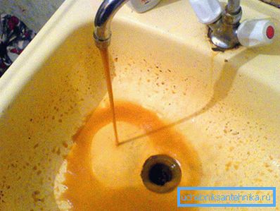 Liquid with a high content of impurities Liquid with a high content of impurities