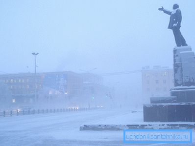 Winter in Yakutia. Winter in Yakutia.